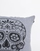 Διακοσμητική Μαξιλαροθήκη The Skull σε 4 Αποχρώσεις 60x60cm Μπλε
