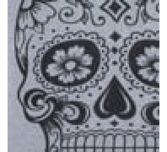 Διακοσμητική Μαξιλαροθήκη The Skull σε 4 Αποχρώσεις 60x60cm Μπλε