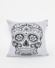 Διακοσμητική Μαξιλαροθήκη The Skull σε 4 Αποχρώσεις 40x40cm Γκρι απαλό