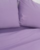 Μακό Βαμβακερό Πανωσέντονο Finejersey Art σε 6 Αποχρώσεις Μονή (165x260cm) Λιλά