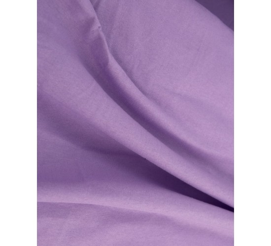Μακό Βαμβακερό Πανωσέντονο Finejersey Art σε 6 Αποχρώσεις Μονή (165x260cm) Λιλά