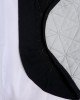Microsilk Καπιτονέ Δίχρωμη Τραβέρσα με Φραμπαλά Horizon 5 αποχρώσεις Τραβέρσα | 60X240cm Μαύρο