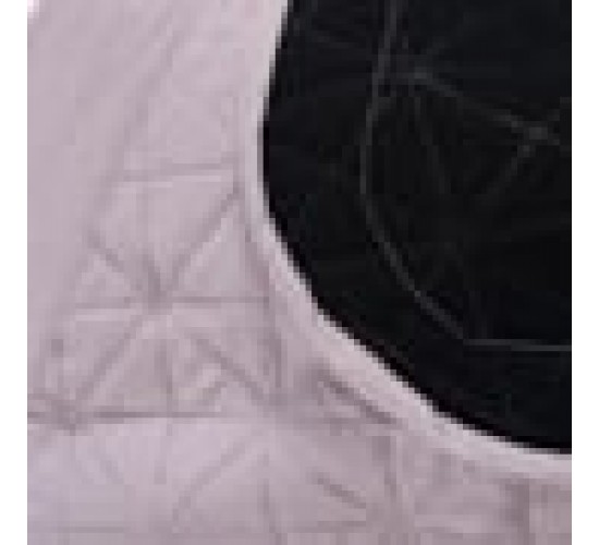 Microsilk Καπιτονέ Δίχρωμη Τραβέρσα με Φραμπαλά Horizon 5 αποχρώσεις Τραβέρσα | 60X240cm Πούδρα