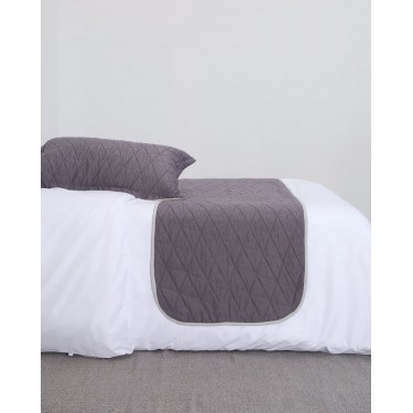 Καπιτονέ Μακό Δίχρωμη Τραβέρσα Fantazia σε 2 Αποχρώσεις Τραβέρσα | 60X240cm Ανθρακί