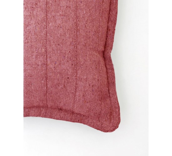 Oxford Μαξιλαροθήκη Καναπέ Δαπέδου Adamas σε 7 Αποχρώσεις 60x60 2cm Κοραλί