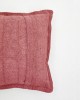 Oxford Μαξιλαροθήκη Καναπέ Δαπέδου Adamas σε 7 Αποχρώσεις 60x60 2cm Κοραλί