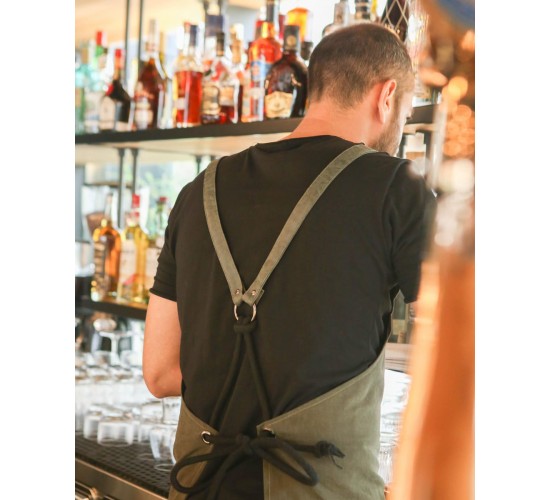 Επαγγελματική Δερμάτινη Ποδιά Μπούστου Bellini 60x80cm Μπούστο (60x80cm) Κυπαρισσί