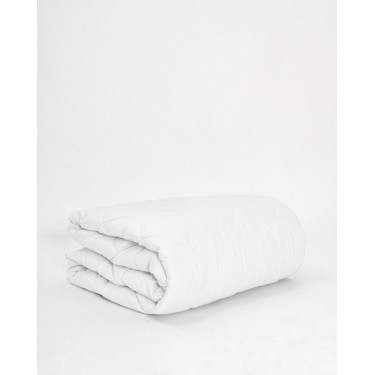 Microsilk Λευκό Κουβερλί Oscar III σε 2 Διαστάσεις Μονή (160x240cm) Άσπρο