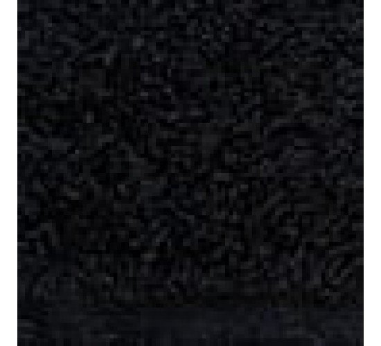 Βαμβακερό Πετσετέ Μονόχρωμο Μπουρνούζι με Πλισέ Γιακά Adore Large Μαύρο