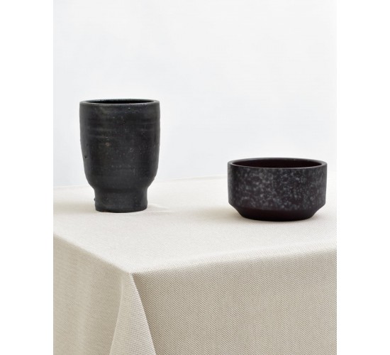 Ζακάρ Πετσέτα Φαγητού με Γαλλική Γωνία Routilio 40x40cm Μπεζ