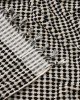 Βαμβακερή Ανάγλυφη Πετσέτα Παρεό με Κρόσσι Garbis σε 3 Αποχρώσεις Προσώπου | 50x90cm Μαύρο