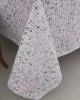 Τραπεζομάντηλο Λονέτα Rombus Fushion 6 ατόμων (140x180cm) Λιλά