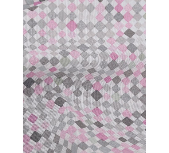 Τραπεζομάντηλο Λονέτα Rombus Fushion 6 ατόμων (140x180cm) Λιλά