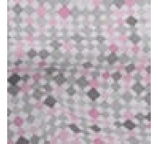 Τραπεζομάντηλο Λονέτα Rombus Fushion 6 ατόμων (140x180cm) Λιλά