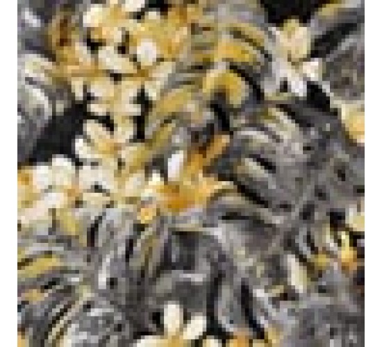 Τραπεζομάντηλο Σχέδιο Φύλλα Filipinas σε 2 Αποχρώσεις 6 ατόμων (140x180cn) Ανθρακί