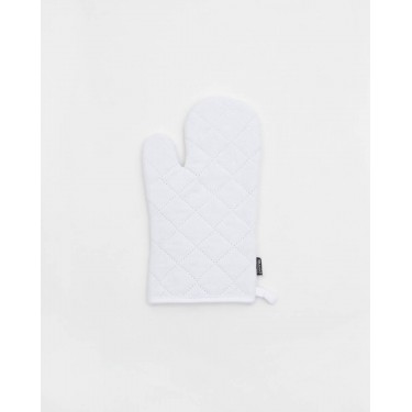 Πετροπλυμένο γάντι κουζίνας, Stonewashed 17x28cm One Size Άσπρο