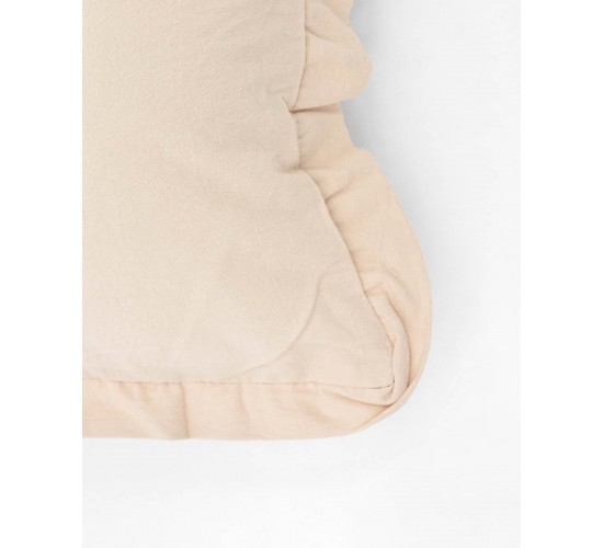 Διακοσμητική Μαξιλαροθήκη Stonewashed Luxury σε 7 Αποχρώσεις 40x40cm Άμμου