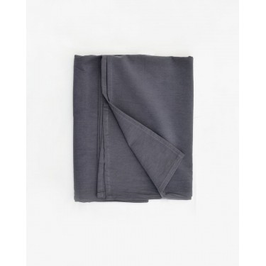 Τραπεzoμάντηλο Stonewashed Luxury σε 7 Αποχρώσεις 4 ατόμων (132x132cm) Ανθρακί