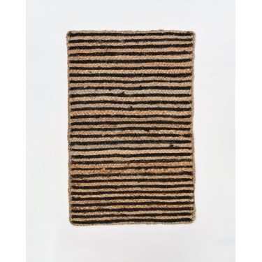 Boho Ψάθα πλεκτό Χαλί Γιούτας Canmore 100x180cm Μπεζ