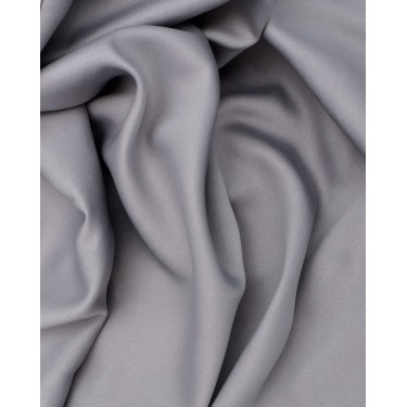 Έτοιμη Ραμμένη Κουρτίνα Συσκότισης Blackout με Κρίκους Otto σε 3 Αποχρώσεις Στενό Φύλλο Γκρι