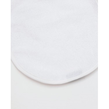  Πετσετέ Αδιάβροχη Σαλιάρα 25x21.5cm One Size (25x21.5cm) Άσπρο