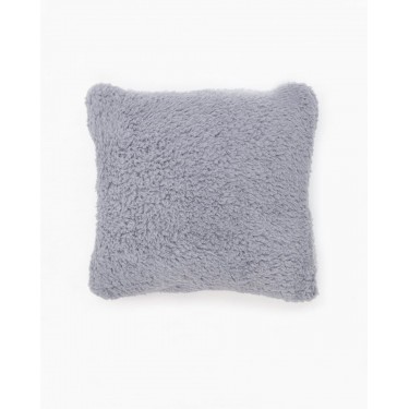 Γούνινη Διακοσμητική Μαξιλαροθήκη Valia Kalda 2 Αποχρώσεις 40x40cm 40x40cm Ανθρακί