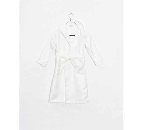 Απορροφητικό Παιδικό Μπουρνούζι σε 4 Αποχρώσεις Survivor.  6-8 ετών Άσπρο