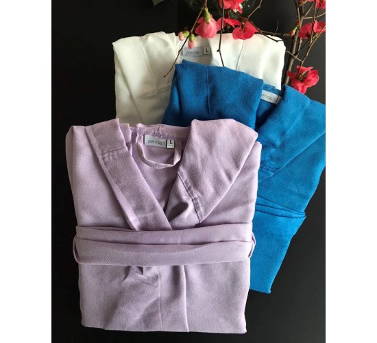 Μονόχρωμο Μπουρνούζι Survivor σε 4 Αποχρώσεις. X Large Λιλά