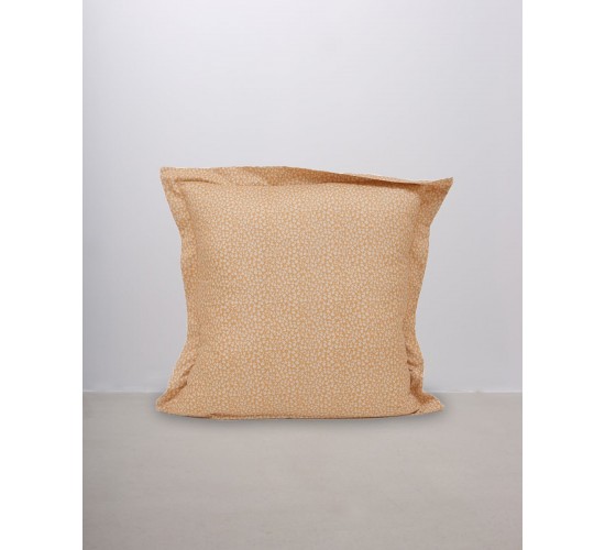 Διακοσμητική μαξιλαροθήκη Calypso με σχέδιο μικρά ανθάκια 45x45 5cm Γκρι