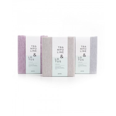 Microsilk Παπλωματοθήκη Διπλής Όψης Lotus Trampoline σε 3 Αποχρώσεις Super Υπέρδιπλη (240x260cm) Μελιτζανί