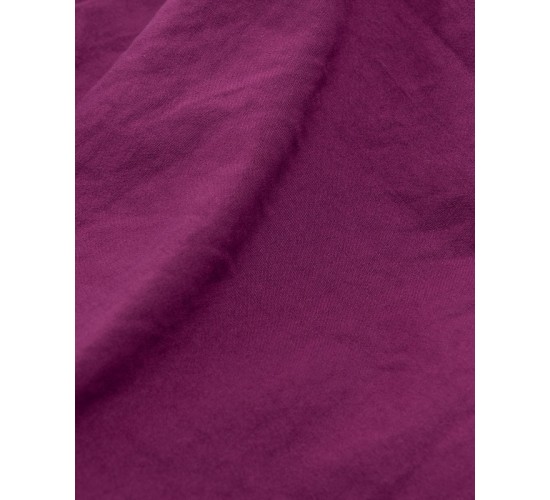 Microsilk Παπλωματοθήκη Διπλής Όψης Lotus Trampoline σε 3 Αποχρώσεις Super Υπέρδιπλη (240x260cm) Μελιτζανί