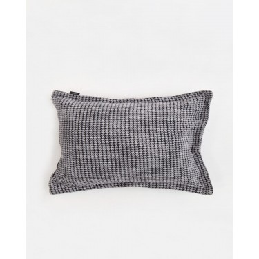 Σενίλ Διακοσμητική Oxford Μαξιλαροθήκη Ramnus σε 4 Αποχρώσεις 30x45 2cm Ανθρακί