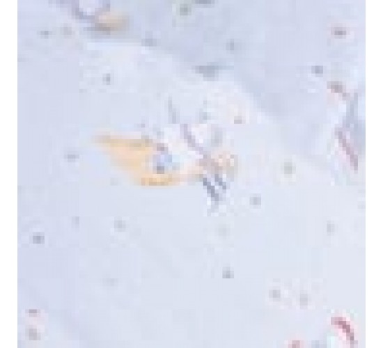 Βαμβακερή Παιδική Επριμέ Μαξιλαροθήκη Cherry Hippo σε 2 Αποχρώσεις 50x70cm 50x70cm Άκουα