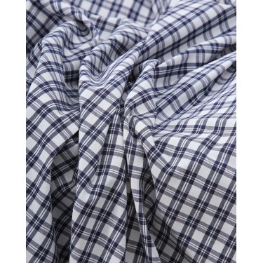 Τραπεζομάντηλο Πτι Καρώ Νηματοβαφή Cabanna 4 ατόμων (135x135cm) Μπλε