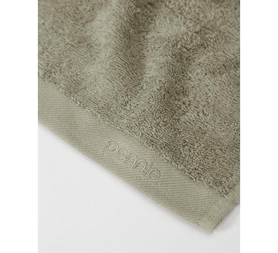 Βαμβακερή Πετσέτα Charlotte Μπάνιου | 65x135cm Χακί