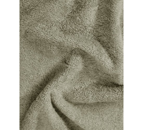 Βαμβακερή Πετσέτα Charlotte Μπάνιου | 65x135cm Χακί