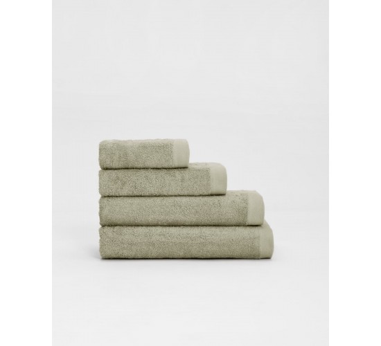 Βαμβακερή Πετσέτα Charlotte Μπάνιου | 65x135cm Χακί