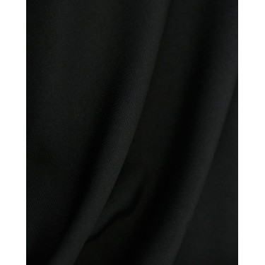 Μονόχρωμο Αλέκιαστο Ύφασμα Φ160cm Monaco σε 7 Αποχρώσεις Μαύρο