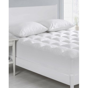 Microsilk Ανάγλυφο Ανώστρωμα Bodas Διπλή (140x200 5cm) Άσπρο