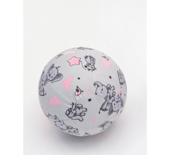 Βαμβακερή Θήκη Μπαλονόμπαλας Elephants & Balloons σε 4 Αποχρώσεις One Size (26cm) Γκρι