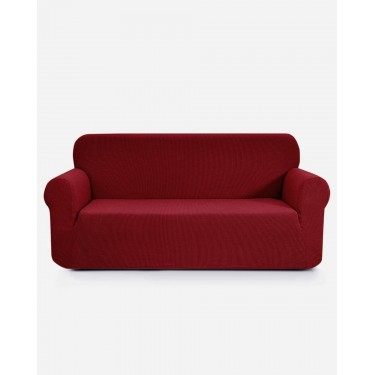 Ελαστικό Κάλυμμα Καναπέ Ίσια Πλάτη Charly σε 6 Αποχρώσεις Διθέσιος (115-120x120cm) Μπορντώ