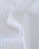 3D Ζακάρ Τραβέρσα Runner Διακόσμησης Κρεβατιού γεωμετρικό Augerinos Τραβέρσα | 50x180cm Άσπρο
