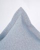 3D Ζακάρ Oxford Μαξιλαροθήκη Γεωμετρικό Pattern Augerinos σε 6 Αποχρώσεις 52x72 5cm Blue Jean