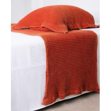 3D Βαμβακερή Πικέ Πετροπλυμμένη Τραβέρσα Domingo σε 3 Αποχρώσεις Τραβέρσα | 50x180cm Εκάι