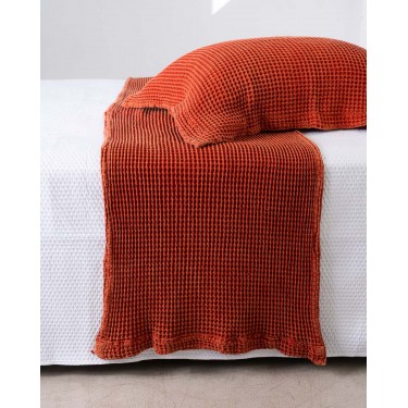 3D Βαμβακερή Πικέ Πετροπλυμμένη Τραβέρσα Domingo σε 3 Αποχρώσεις Τραβέρσα | 50x180cm Εκάι