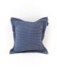 3D Βαμβακερή Πικέ Πετροπλυμμένη Oxford Μαξιλαροθήκη Domingo σε 3 Αποχρώσεις 45x45 5cm Μπλε
