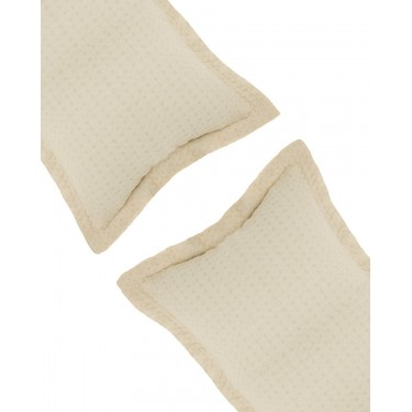 3D Βαμβακερή Πικέ Oxford Μαξιλαροθήκη Videl σε 8 Αποχρώσεις 45x45 5cm Σοκολά