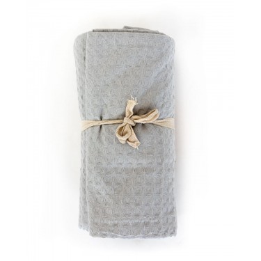 3D Βαμβακερή Πικέ Oxford Μαξιλαροθήκη Videl σε 8 Αποχρώσεις 45x45 5cm Γκρι