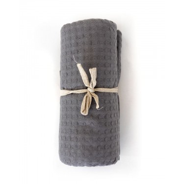 3D Βαμβακερή Πικέ Oxford Μαξιλαροθήκη Videl σε 8 Αποχρώσεις 45x45 5cm Ανθρακί