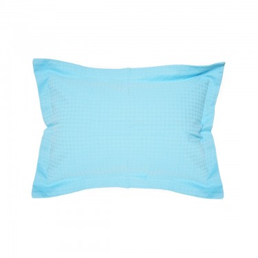 3D Βαμβακερή Πικέ Oxford Μαξιλαροθήκη Videl σε 8 Αποχρώσεις 50x70 5cm Τιρκουάζ